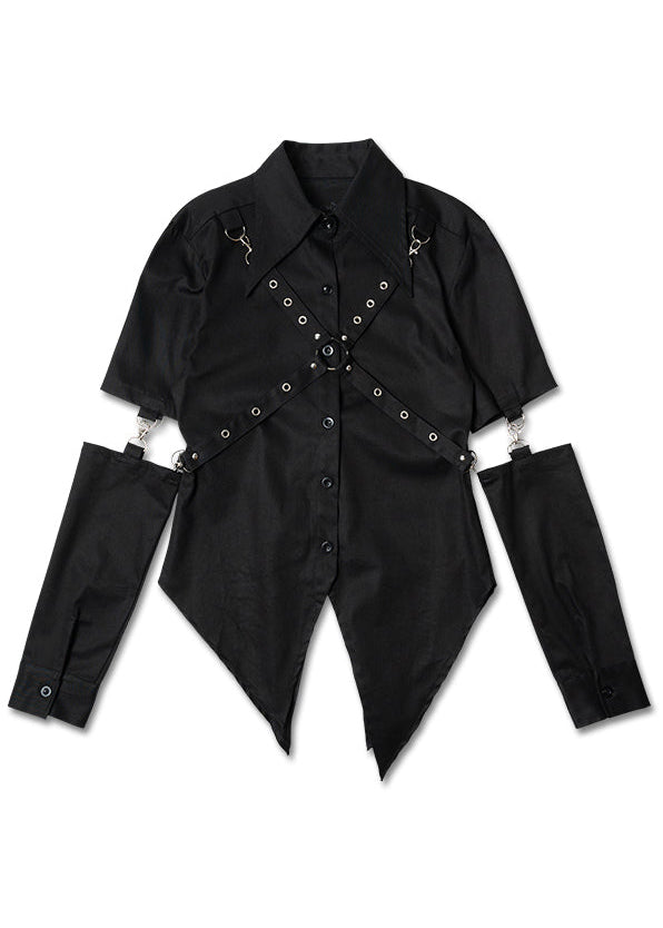 ACDC RAG Dark Abyss Black Harness Shirt PE-20517 | LASR – LA Style