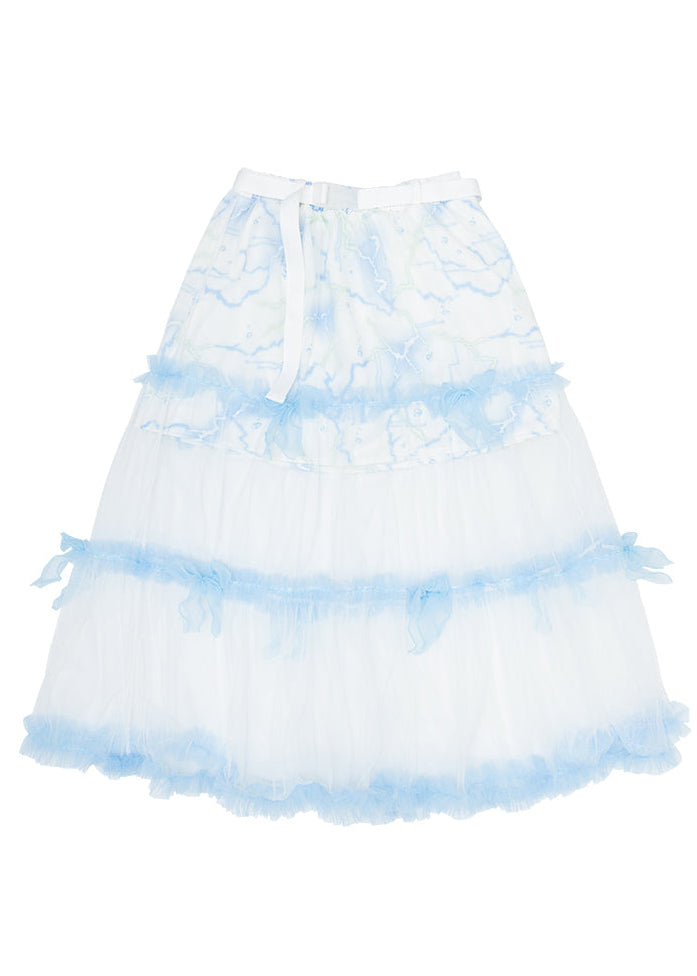 ACDC RAG Cyber Jellyfish White Tulle Skirt JR-583-132 | LASR – LA