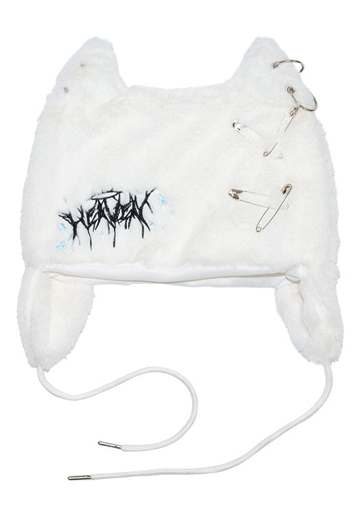 ACDC Rag Baby Punk Angel Punk Cat Ear Faux Fur Hat JR-593 