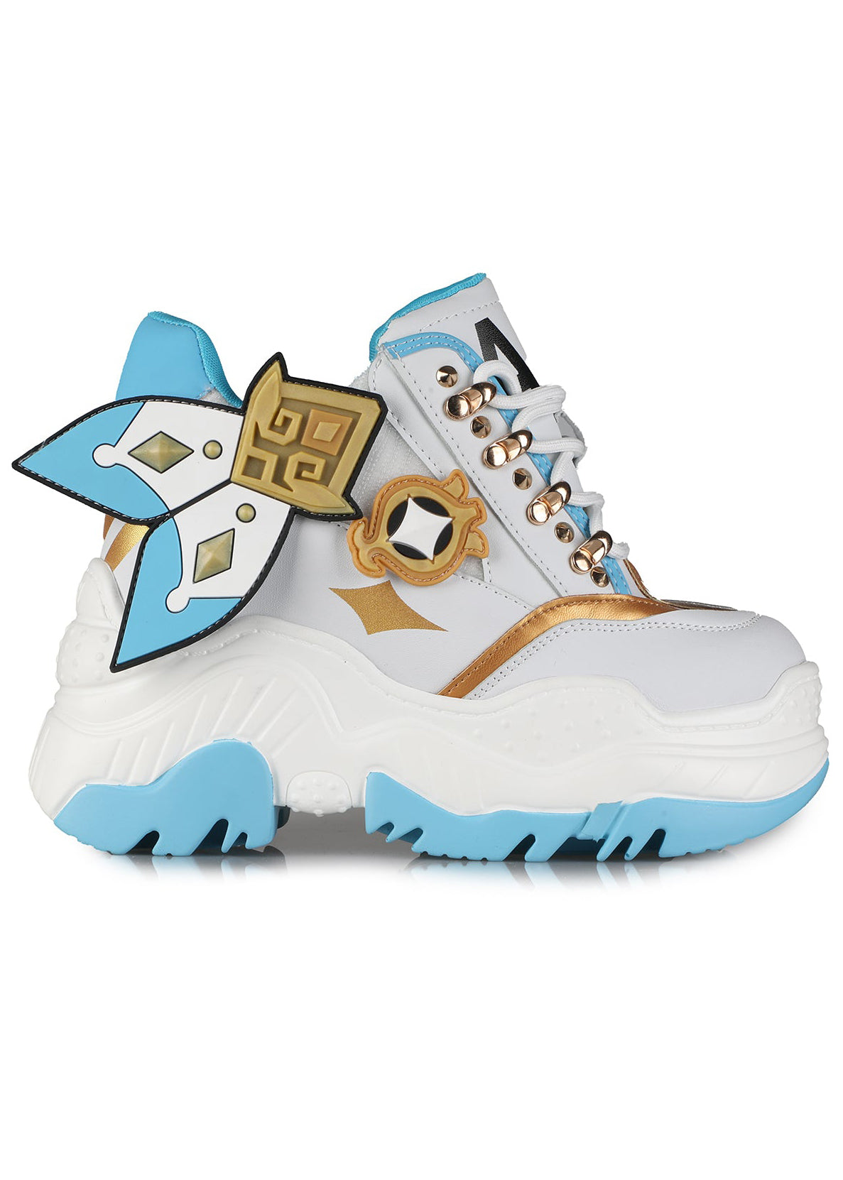 Anthony Wang X Genshin Impact Traveler Lumine Anime White Platform