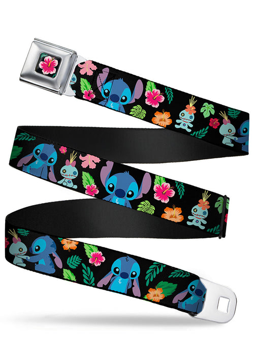 Disney Lilo & Stitch Hibiscus Flower Seatbelt Belt
