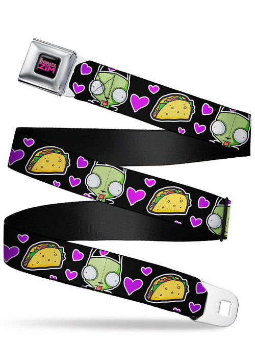 Nickelodeon Invader Zim Gir Loves Tacos Seatbelt Belt
