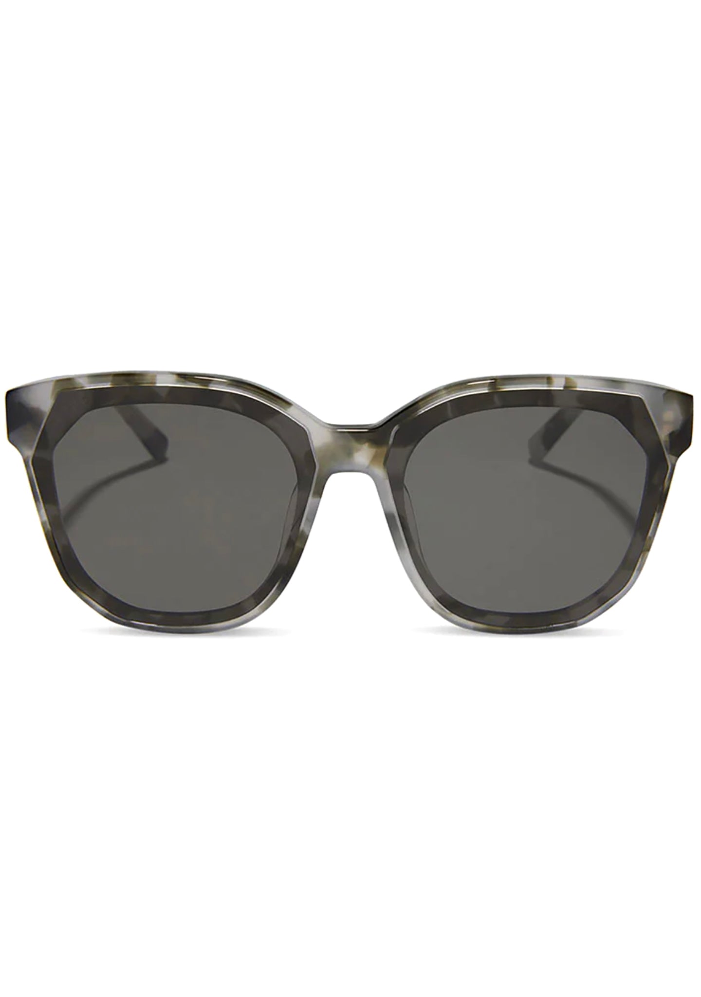 DIFF Eyewear Gia Sunglasses in Kombu/Grey LASR LA Style Rush