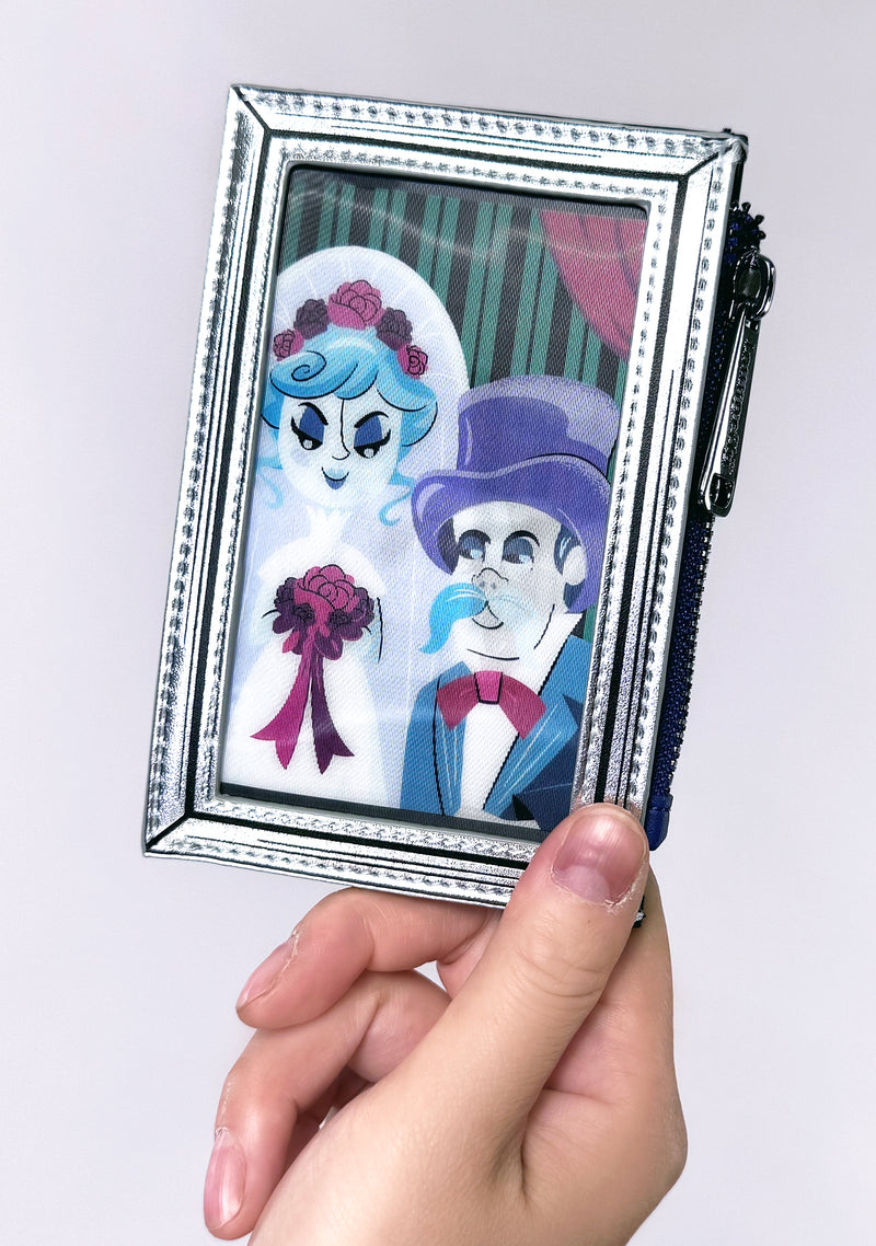 Disney Haunted Mansion Black Widow Bride Lenticular Card Holder