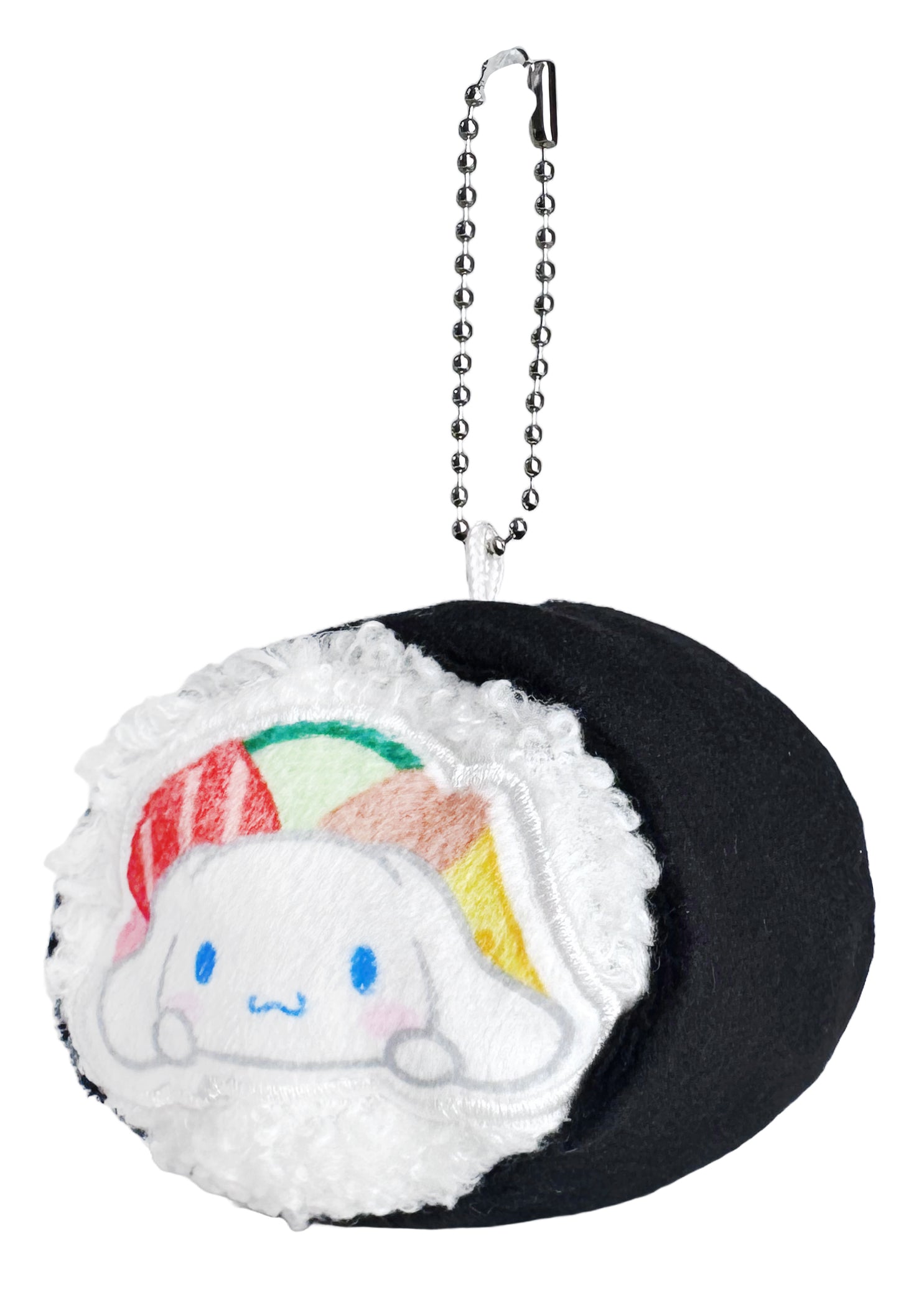Sanrio Cinnamoroll Sushi Roll Plush Mascot Keychain HT63202898