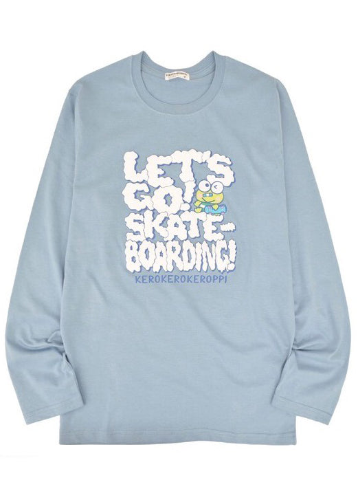 トップス WORE / LONG SLEEVE SKATER T XLsize Sanrio Keroppi Skater Long Sleeve Tee KK1241-18A | LASR – LA Style