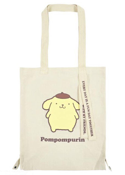 Sanrio Pompompurin Convertible Canvas Tote PP1000 | LASR – LA