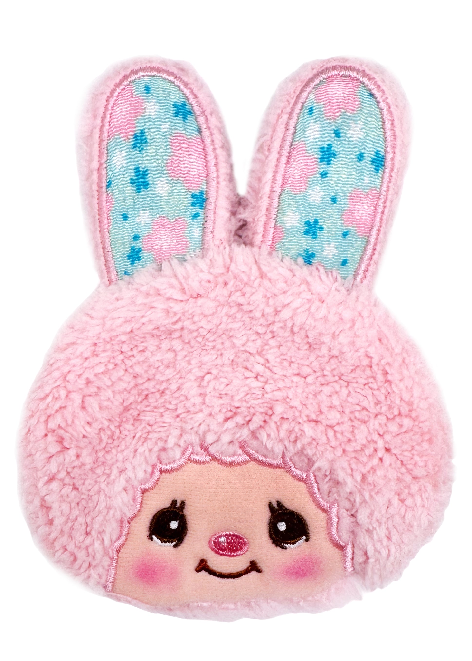 Sekiguchi Monchhichi Sweet Chimutan Pink Bunny Plush Coin Bag MC