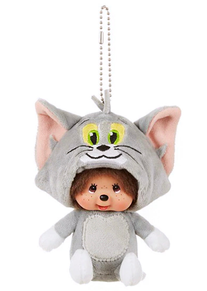 Sekiguchi Monchhichi x Tom & Jerry Tom Cosplay Plush Mascot