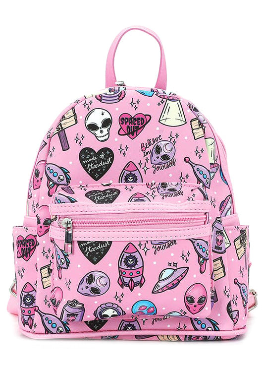 Alien Collage Mini Backpack