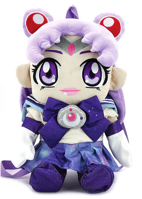 SPOOKYVILLE CRITTERS Galaxy Defender Anime Girl Plush Backpack Spookyville Critters Purple Bunny Stuffed Backpack main image 3