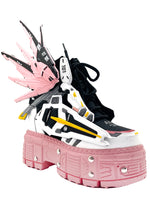 MANGOSTEEN 07 Destiny 2.0 Pink Platform Sneakers