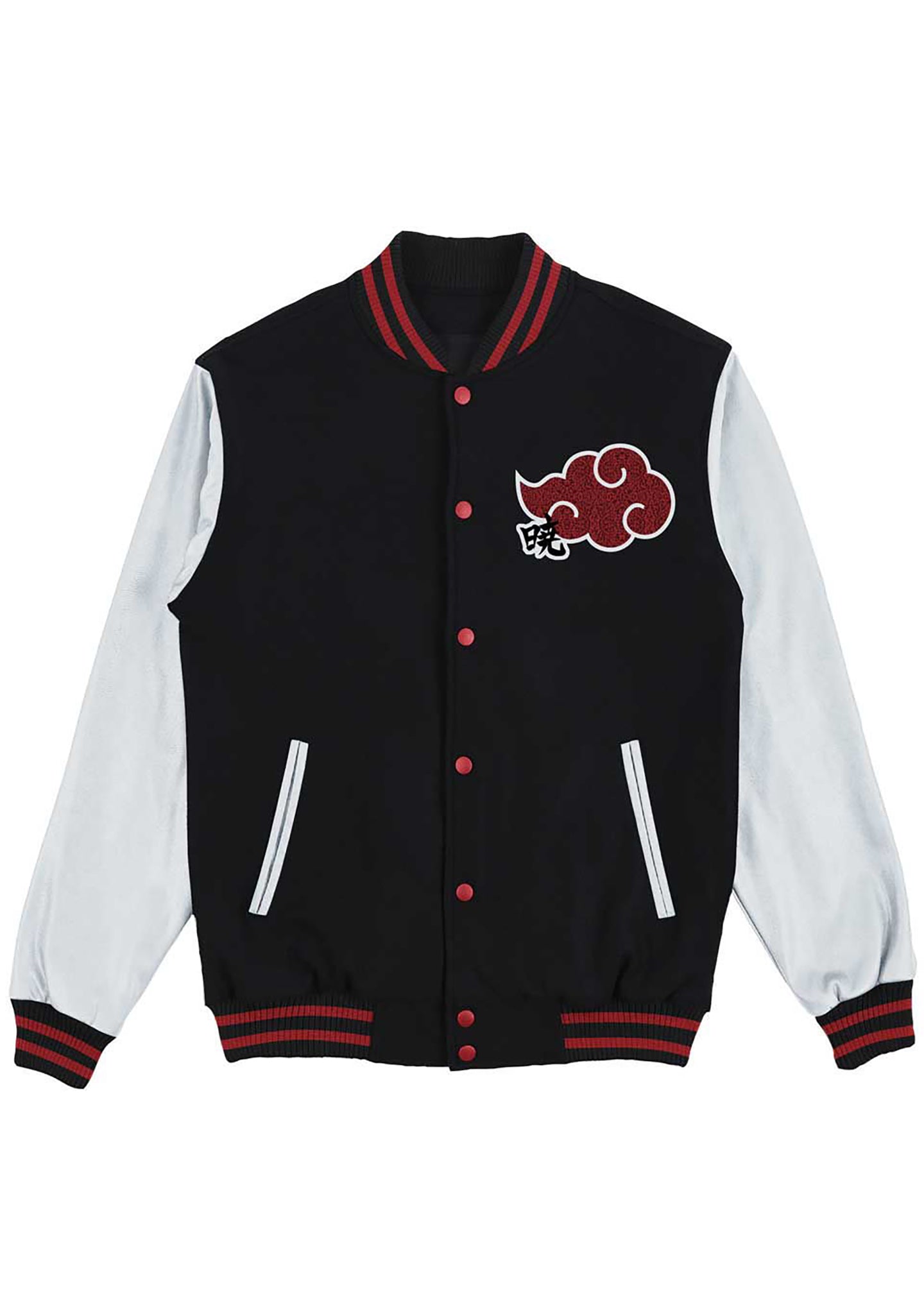 BIOWORLD | Shop BIOWORLD X Naruto Akatsuki Letterman Jacket BIOWORLD | Shop BIOWORLD X Naruto Akatsuki Letterman Jacket