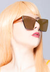 Goldie Sunglasses in Brown Sugar Bronze Mirror