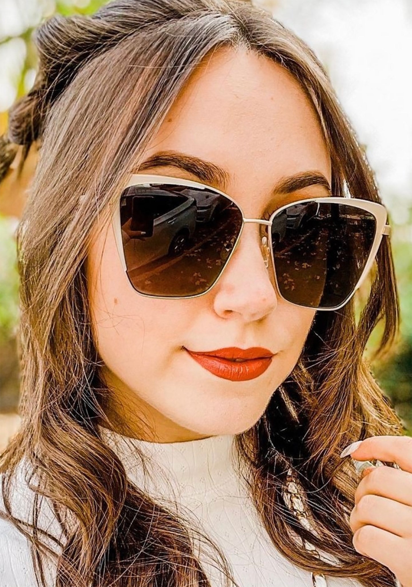 Diff Eyewear Oversized La Reina Sunglasses