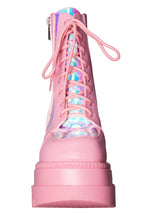 Pink Poison Pink Platform Boots