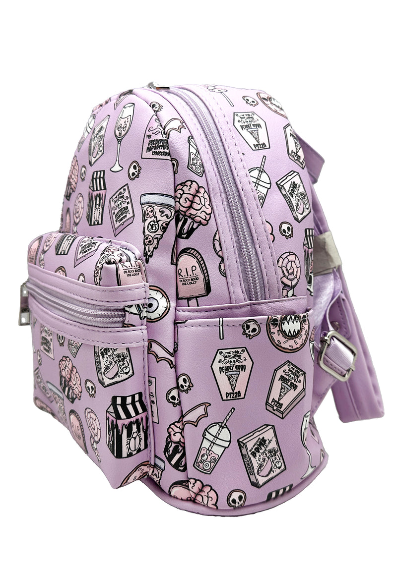 Munchie Madness AOP Mini Backpack