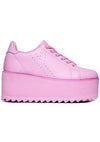 Lala Platform Sneakers in Pink