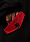 Bunny Dolls Punky Bunny Usamimi Black Red Oversized Zip Hoodie