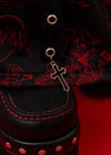 Bunny Dolls Punky Bunny Bondage Black Red Leg Warmer