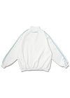 Game Over White Jersey Oversized Jacket