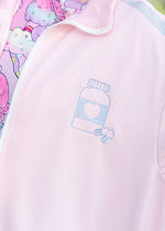 Love Potion Pill Bottle Jersey Pink Blue Oversized Jacket