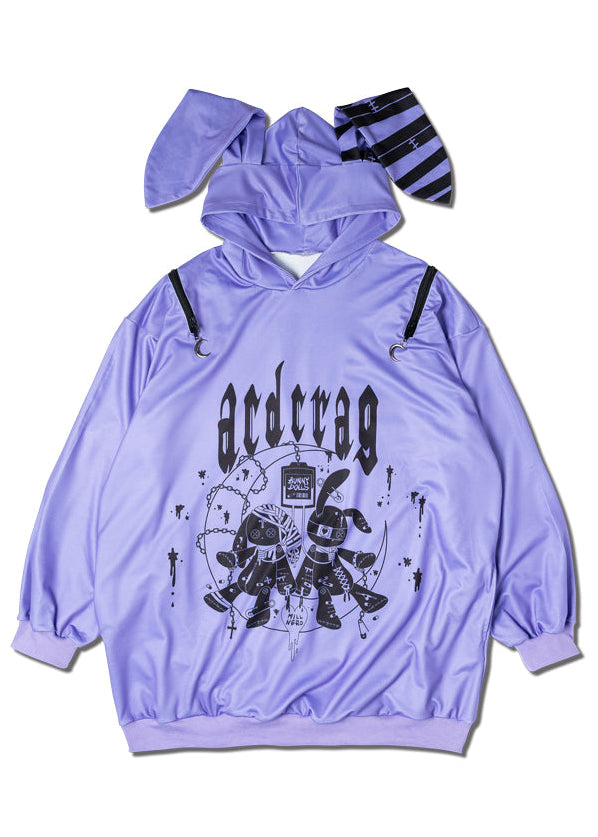 ACDC Rag Mill & Nero Moon Bunny Oversized Hoodie JR399-109 | LASR – LA ...