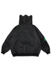 Uzurai Cyberpunk Tech Oversized Black Green Jacket