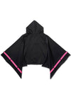 Uzurai Cyberpunk Tech Kimono Black Pink Jacket