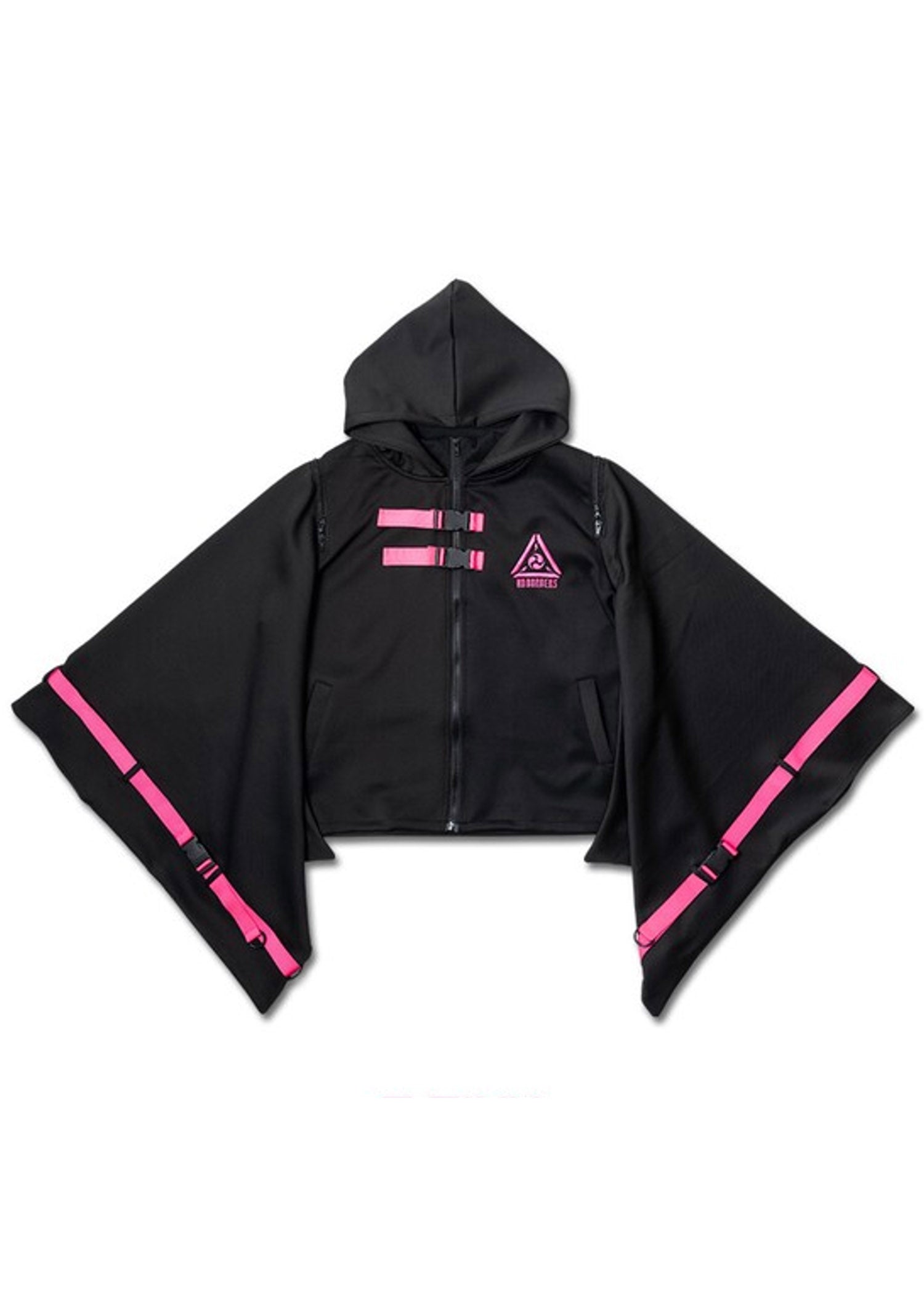 ACDC RAG Uzurai Cyberpunk Tech Kimono Black Pink Jacket JR-452-116 ...