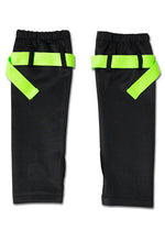 Uzurai Cyberpunk Tech Black Green Arm Warmer