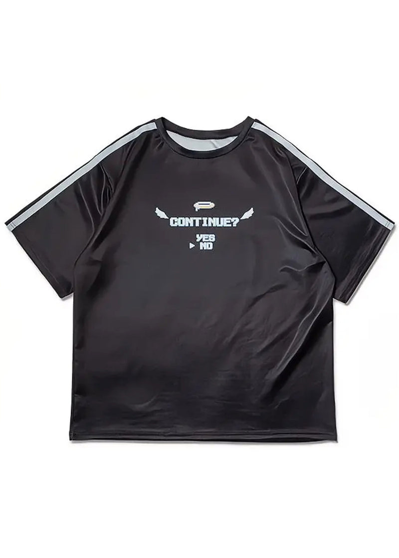 ACDC RAG Game Over Jersey Black Oversized Tee JR-469-121 | LASR – LA ...