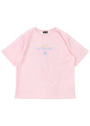 Game Over Jersey Pastel Pink Oversized Tee