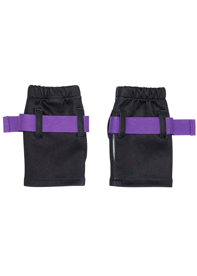 Error Code Cyberpunk Tech Black Purple Arm Warmer