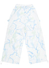 Cyber Jellyfish White Cargo Pants