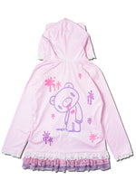 Gloomy Bear Pastel Gloomy Bear Ears Zip Up Hoodie