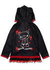 Gloomy Bear Dark Gloomy Bear Ears Zip Up Hoodie