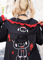 Gloomy Bear Dark Gloomy Bear Ears Zip Up Hoodie