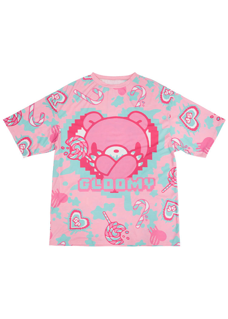 ACDC RAG X Gloomy Bear Checkered Gloomy Oversized Tee JR-GHT-01 | LASR ...
