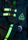 Uzurai Cyberpunk Tech Kimono Black Green Jacket