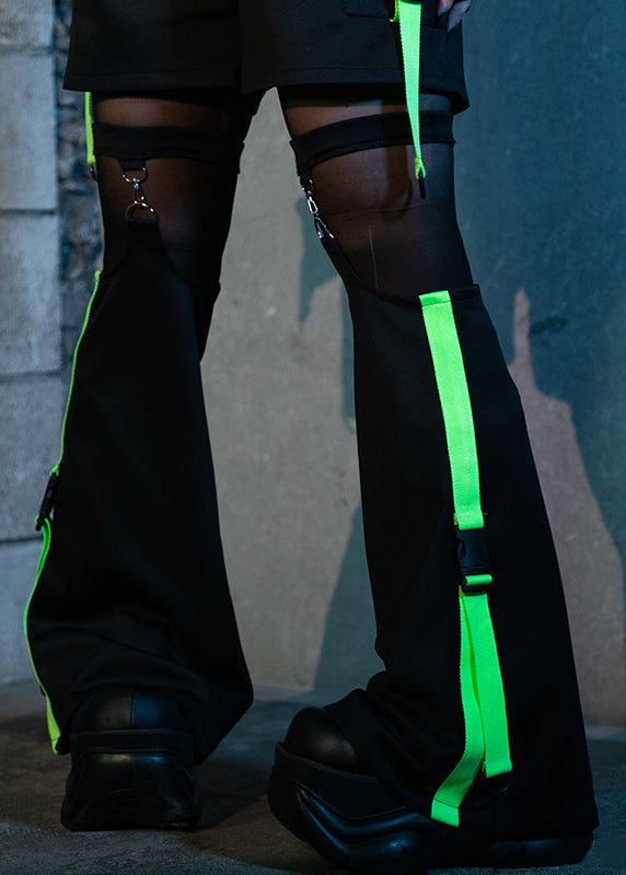 ACDC RAG Uzurai Cyberpunk Tech Black Green Leg Warmer JR-457-116 | LASR ...