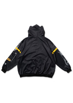 Error Code Cyberpunk Tech Oversized Black Yellow Jacket