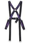 Uzurai Cyberpunk Tech Black Purple Harness