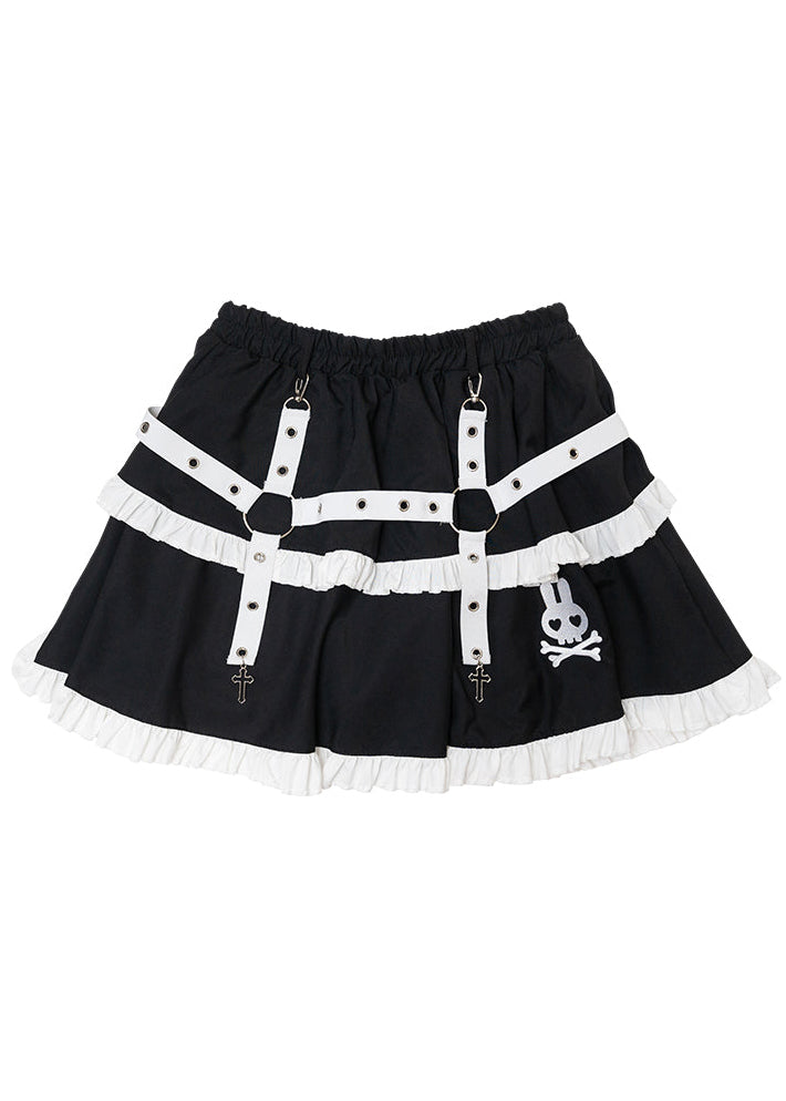 ACDC RAG Bunny Dolls Punky Bunny Black White Lolita Skirt JR-538-127 ...