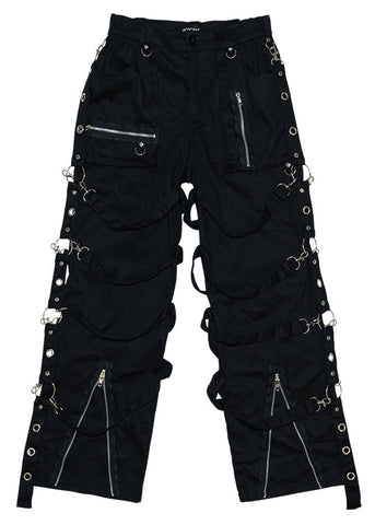 ACDC RAG Punk Revival 1033 Black Belt Bondage Pants KO-6034 | LASR