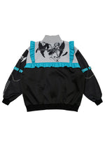 Hatsune Miku Forever Black Mint Frill Oversized Jacket