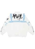 Hatsune Miku Forever White Blue Frill Oversized Jacket
