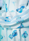 Hatsune Miku Forever White Blue Jersey Oversized Jacket