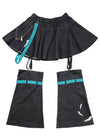Hatsune Miku Forever Black Mint Skirt with Leg Warmer