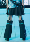 Hatsune Miku Forever Black Mint Skirt with Leg Warmer